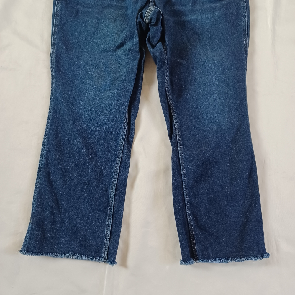 Judy Blue Women's Cropped Jeans Highrise Straight Dark Wash Plus Size 16W - Picture 4 of 12